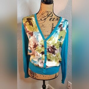 Talbots Teal Knit Sweater